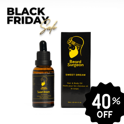 Luxury Scented Hair, Beard & Body Oil (40% Black Friday Discount)