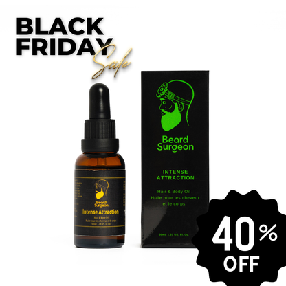 Luxury Scented Hair, Beard & Body Oil (40% Black Friday Discount)